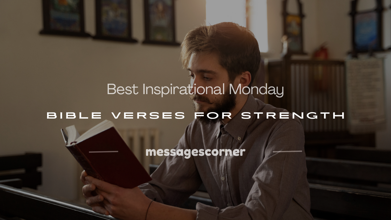 inspirational monday bible verse