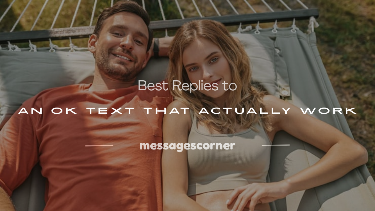 how to respond to ok text