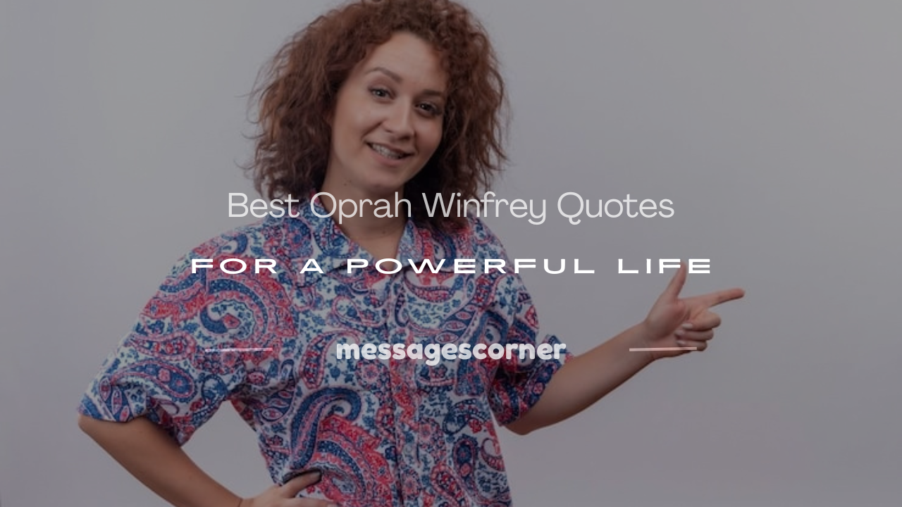 Oprah Winfrey quotes